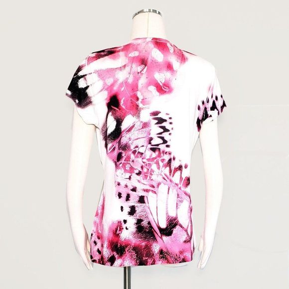 Cache Geometric Print Tee NWOT - Picture 3 of 6